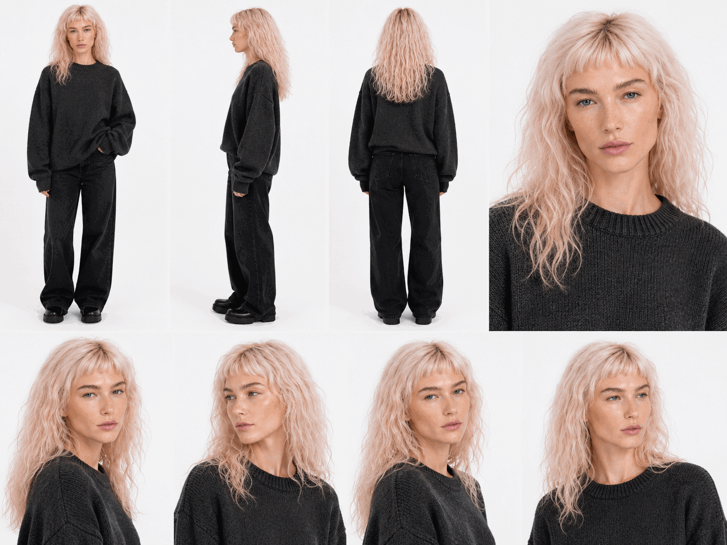 Character reference sheet used to preserve identity